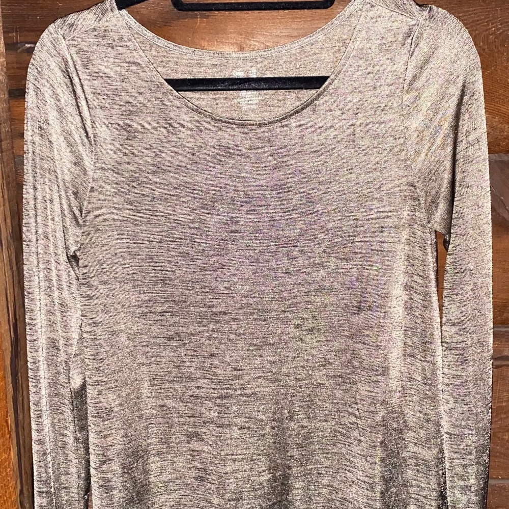 Long Shimmering Top